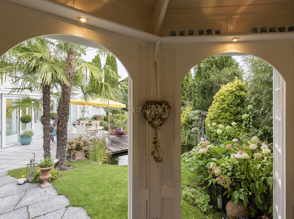 Blick aus dem Pavilion