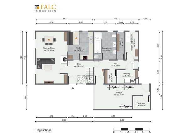 Grundriss Erdgeschoss