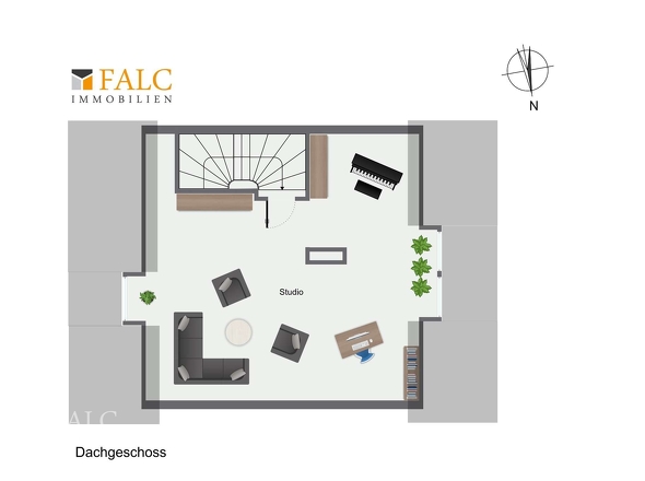 Dachgeschoss-Studio