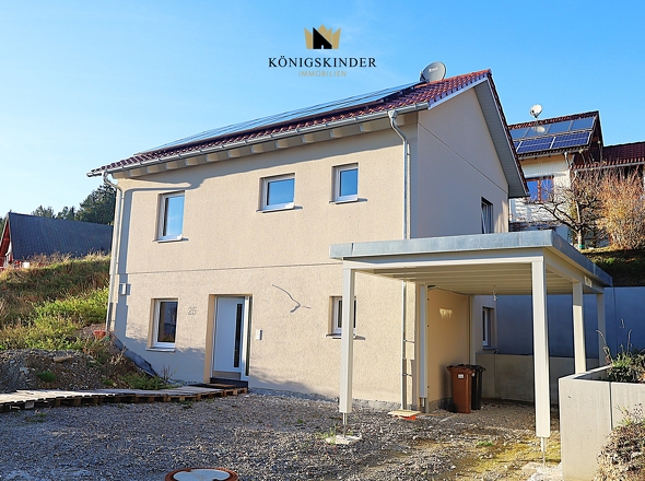 ...und raus zum Auto unter dem Carport.