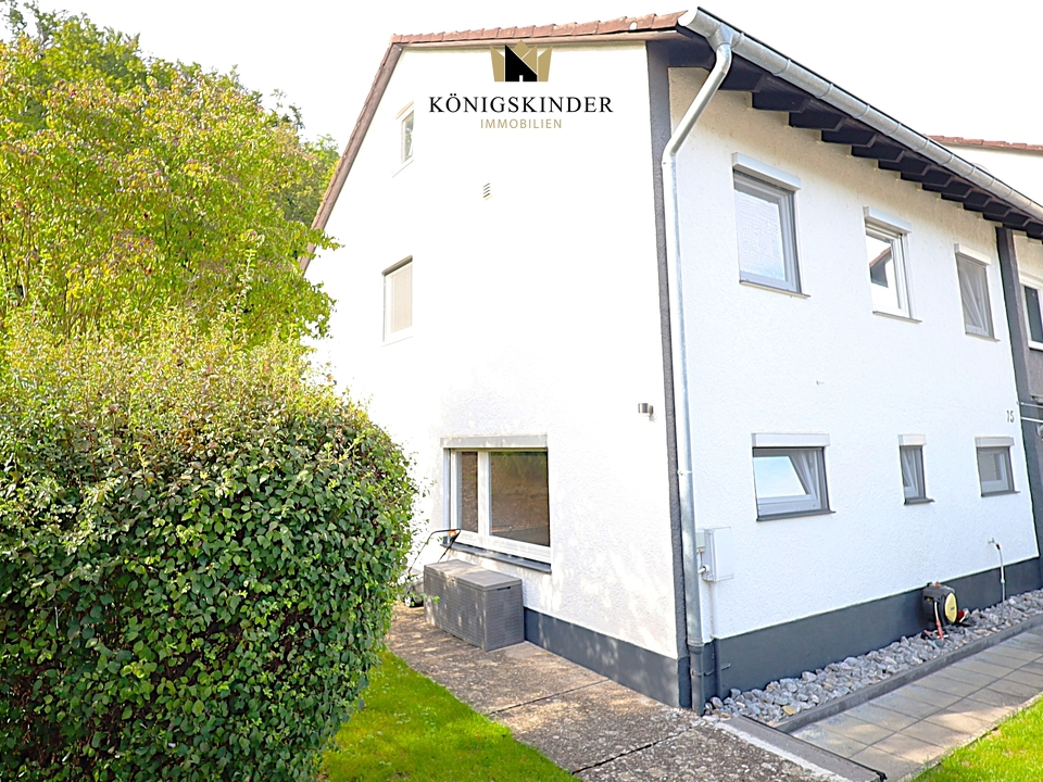 Erst mal ums Haus herum...