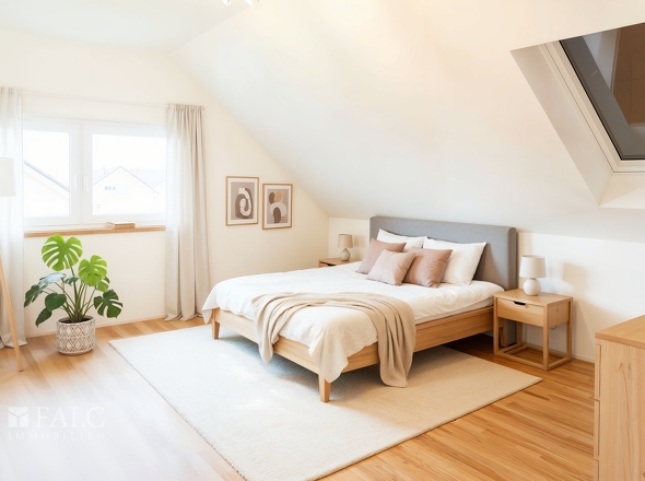 Einrichtungsbeispiel Schlafzimmer