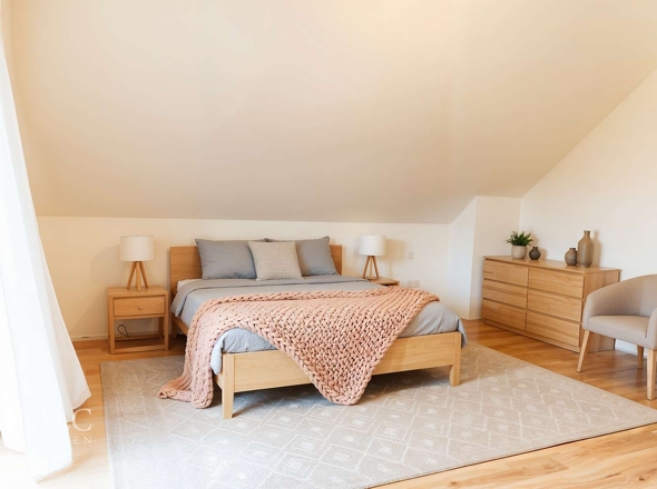 Einrichtungsbeispiel Schlafzimmer