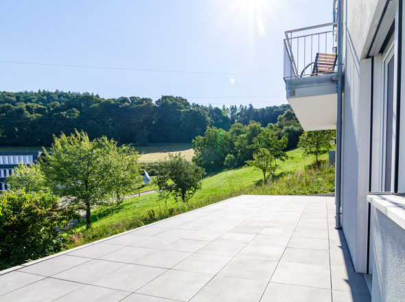 Aussicht aufs Grüne