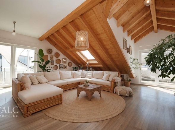 Sich gemütlich einrichten..