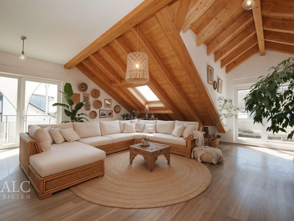 Sich gemütlich einrichten..