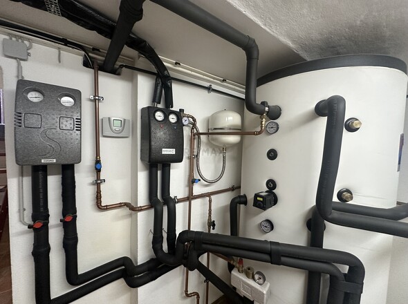 Heizung und Solarvorbereitung