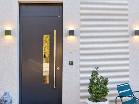 Stilvolle Eingangstüre