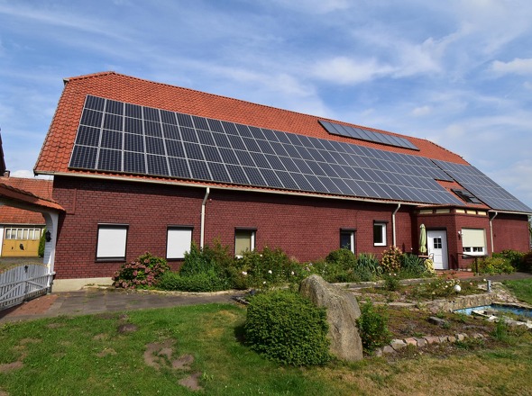 Ansicht vom Garten, Westen