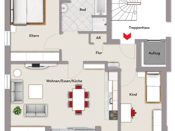 WE1-ca. 78 m² Wohnfläche
