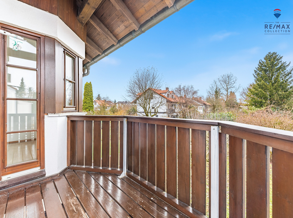 Balkon Kinder- und Arbeitszimmer