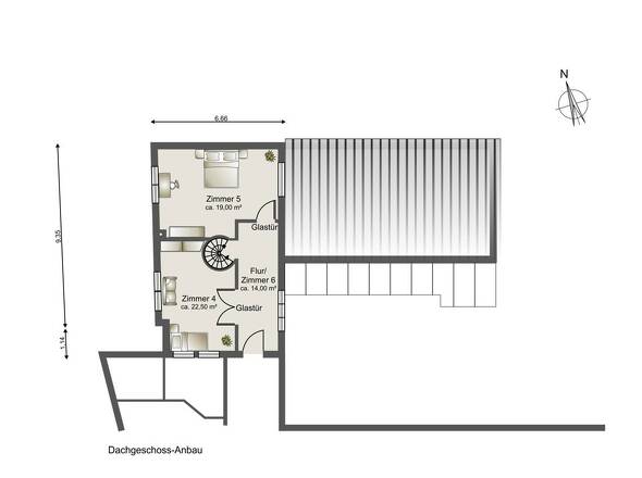 Anbau - Dachgeschoss