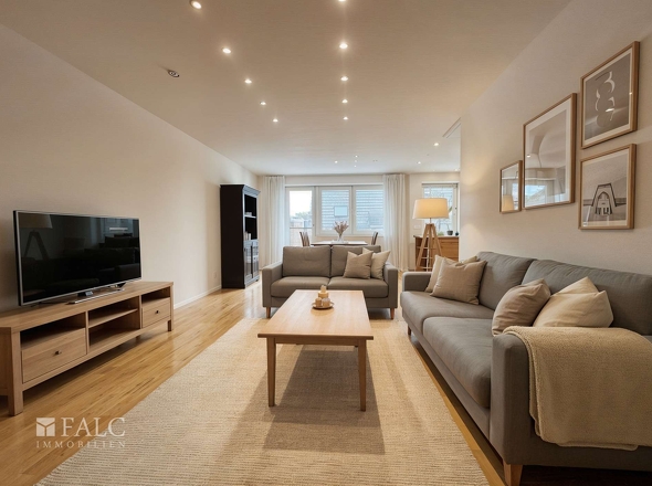 Wohnzimmer digitalisiert