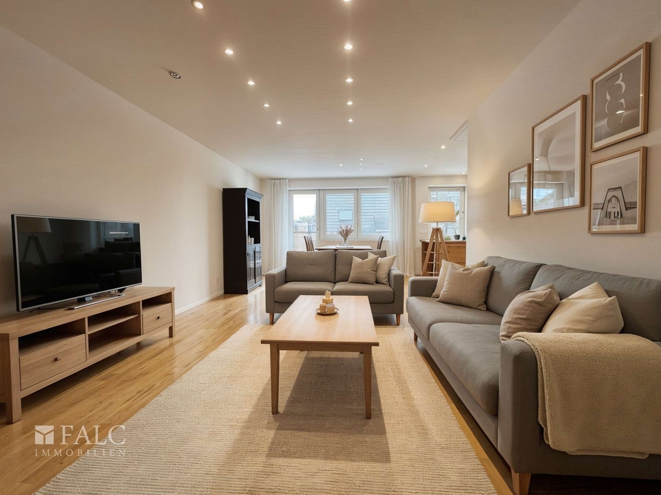 Wohnzimmer digitalisiert