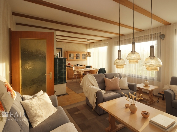 Wohnzimmer - (KI generiert)