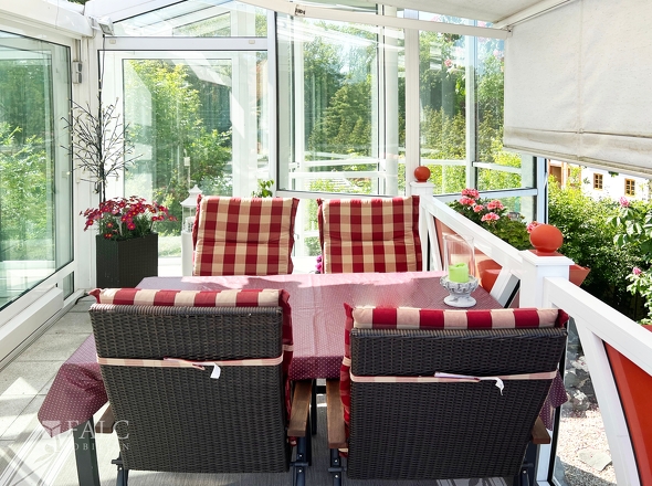 Balkon Terrasse Wintergarten