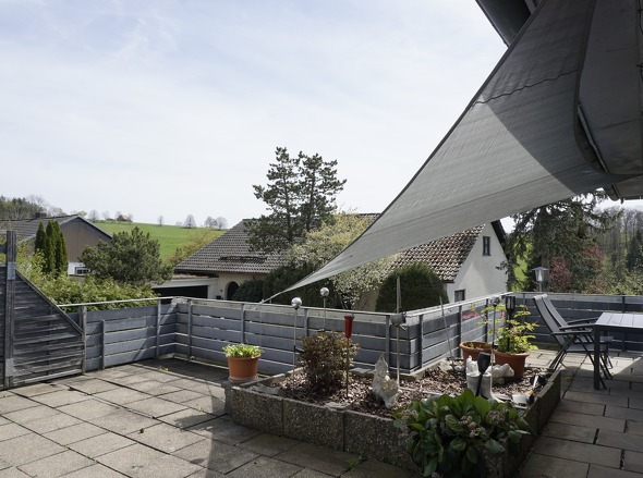 Obergeschoss Hauptwohnung große Wohnterrasse