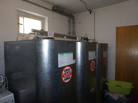 Untergeschoss Keller Öltanks