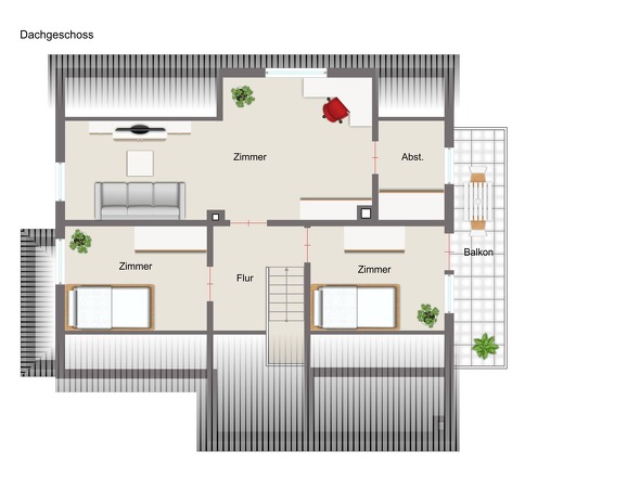 Grundriss Dachgeschoss