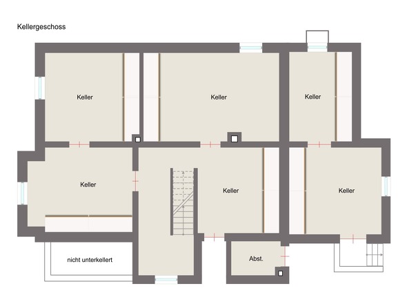 Grundriss Kellergeschoss