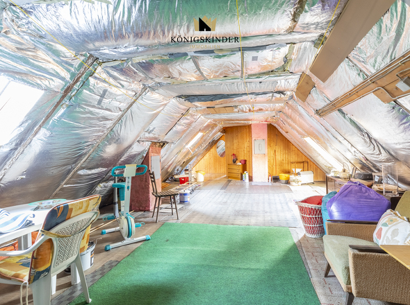 Haus 23 -  Dachboden bereits gedämmt als Ausbaureserve