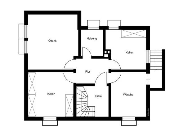 Grundriss Keller