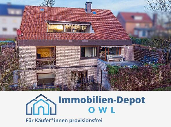 Außenansicht Garten #1 (mit Logo)