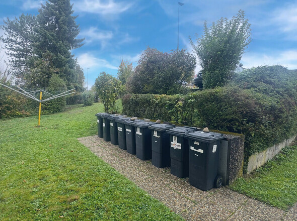 Mülleimerstellplatz