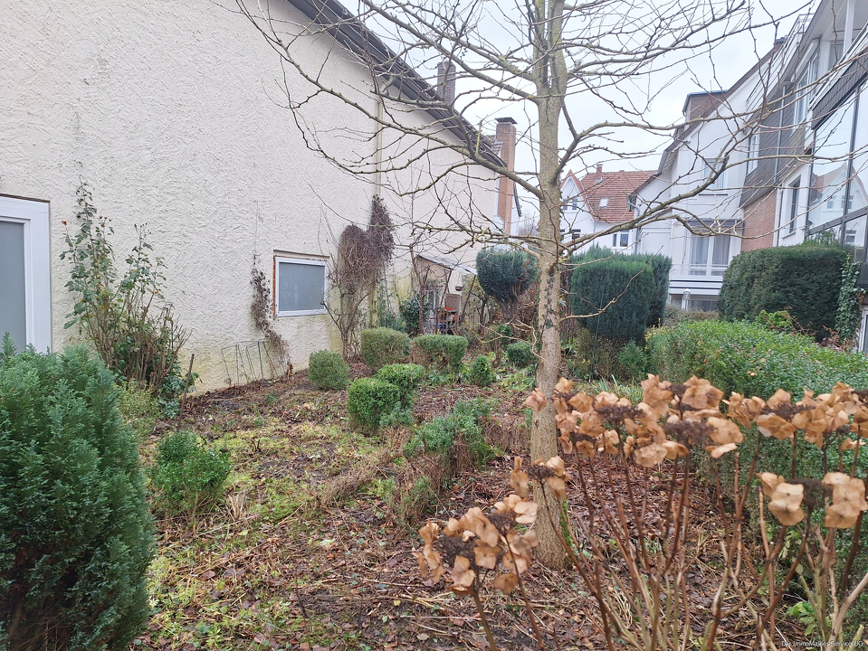 Südseite des Bestandsgebäudes