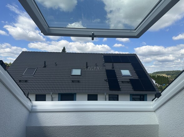 Ausblick vom Dachfenster