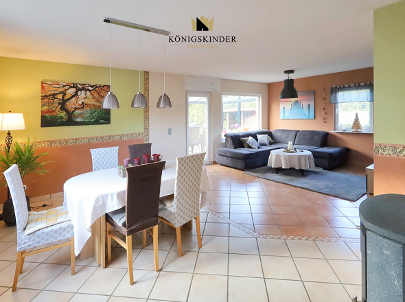 ...und hier das Essen mit Familie und Freunden