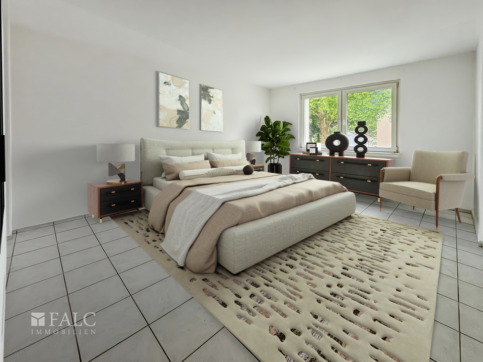 KI-Generiert Schlafzimmer 