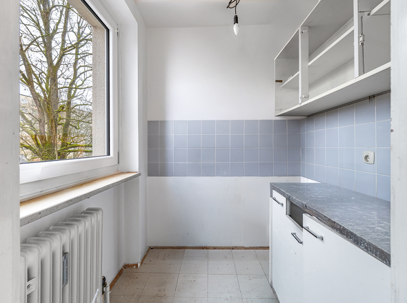 Küche (virtuell geräumt)