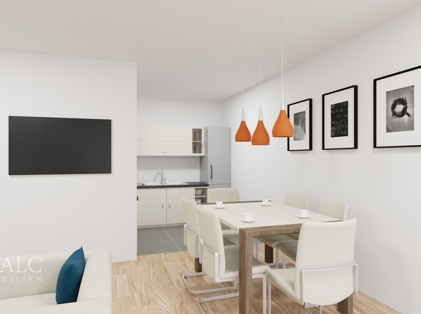 Essbereich und Küche