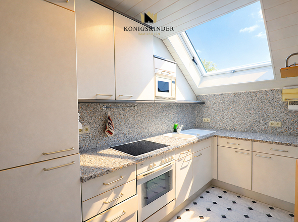 ...und der eingerichteten Küche.