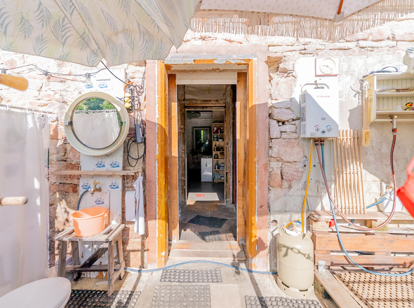 Eingangsbereich in das Haus...