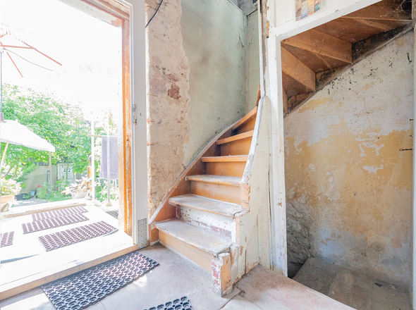 Treppe zum Untergeschossen