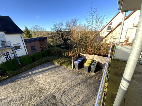 Blick vom Balkon