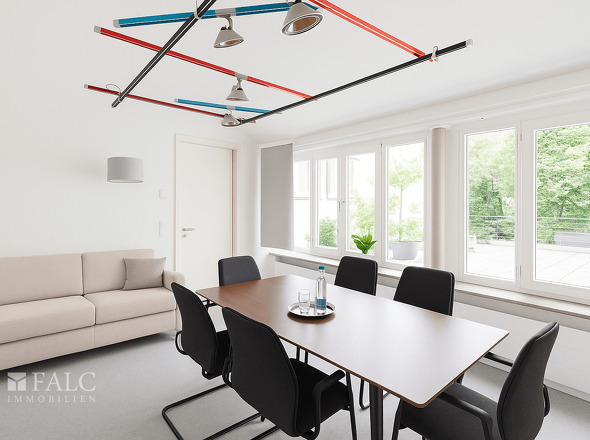 Einrichtungsbeispiel Büro klein