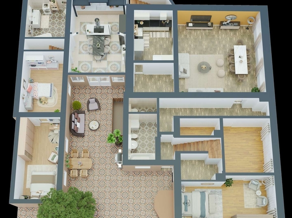 Grundriss Erdgeschoss