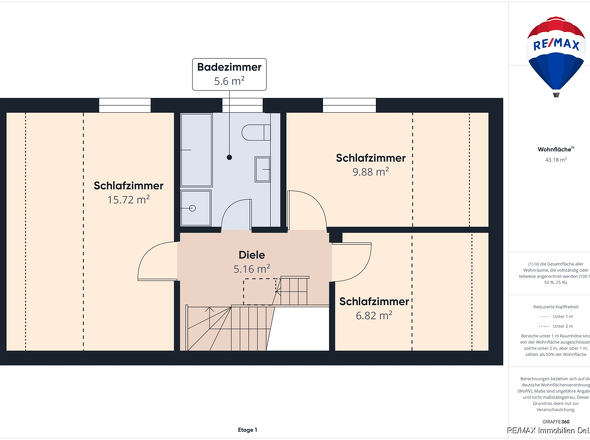 Grundriss Obergeschoss