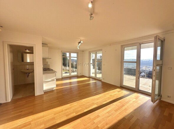 Wohnbereich mit offener Küche DG