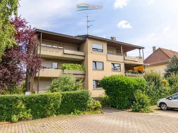 Das Mehrfamilienhaus von außen