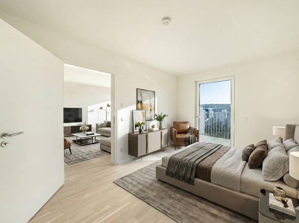 Einrichtungsbeispiel Schlafzimmer