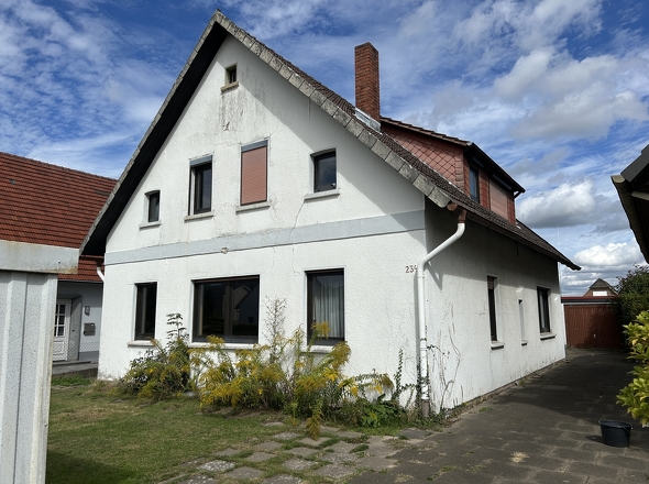 Der Blick von der Auffahrt