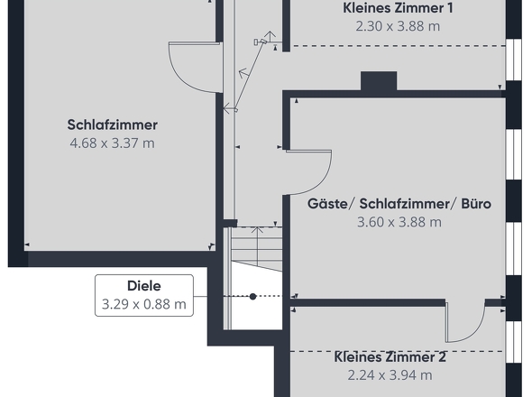 Darstellung Dachgeschoss