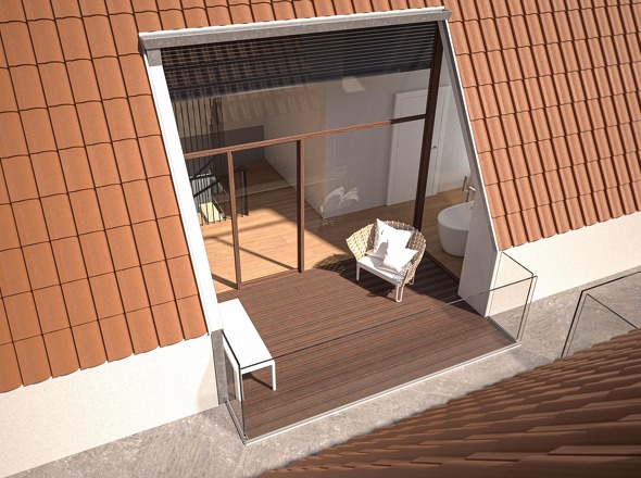 Dachterrasse Perspektive