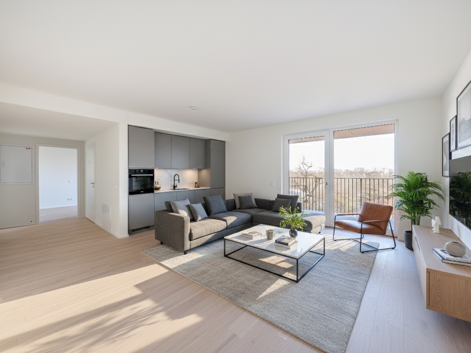 Einrichtungsbeispiel Wohn- und Essbereich