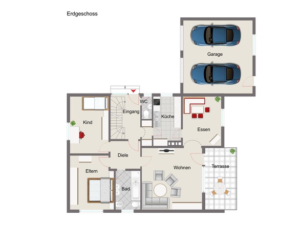 Grundriss Erdgeschoss