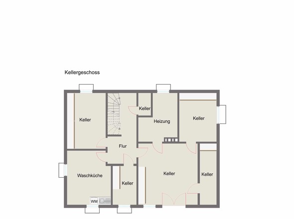 Grundriss Kellergeschoss